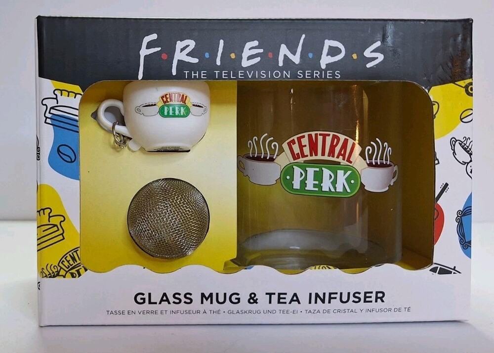 Friends The Television Series Glass Mug & Tea Infuser Paladone